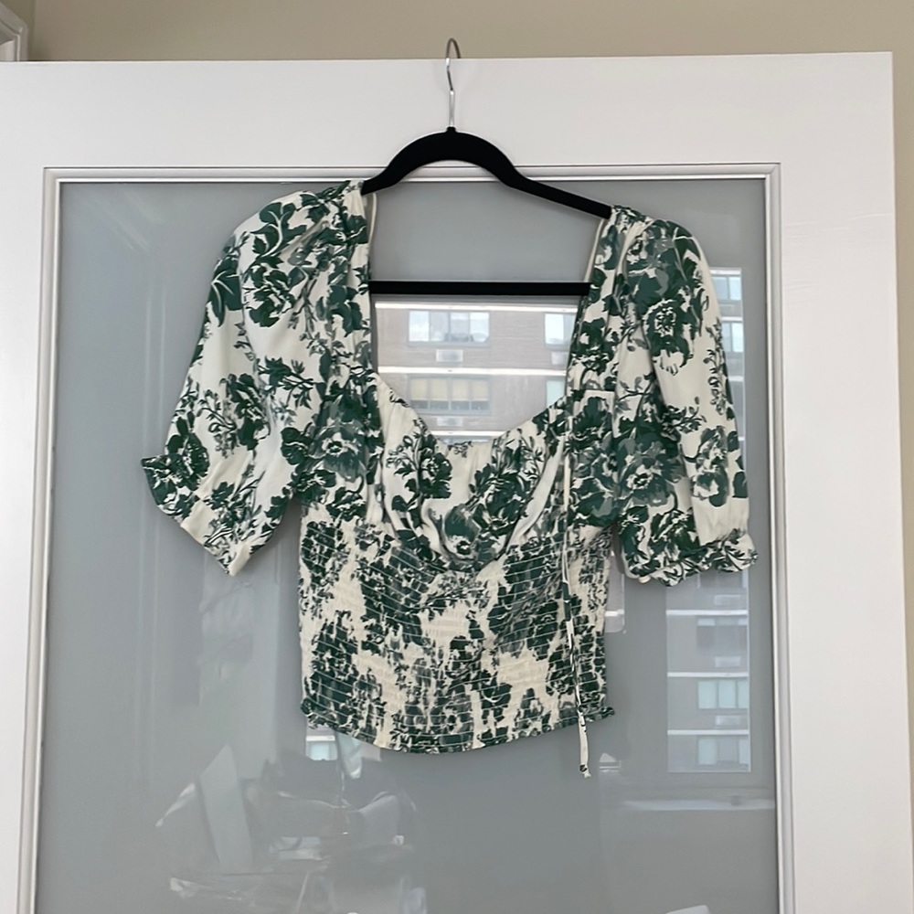 Reformation Top Green medium